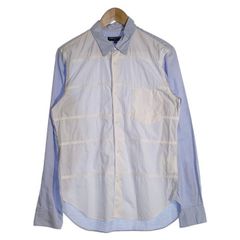 コムデギャルソンオム 15SS サークルパッチワーク シャツ XS 白 - メルカリ
