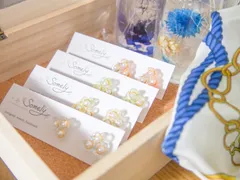 somely_パステル小花の耳飾り