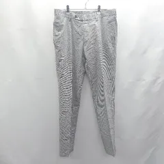 ◇ ⊂ UNITED ARROWS ユナイテッドアローズ 千鳥柄 スラックス サイズM グレー系 メンズ E  【1501230038744】