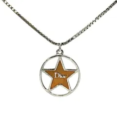 Dior ディオールネックレス 星型チャーム付き DIOR Christian Dior - レア クリスチャンディオール スター メタル