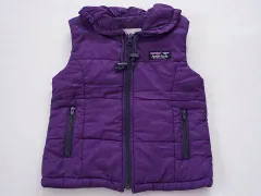 シスタージェニィ シスタージェニー sister jenni 140cm アウトレット 子供服 女の子 中綿 ベスト 紫 秋 冬 ★3 冬服 ガールズ 女児 キッズ ジュニア 【中古】 ユーズド リサイクル こども