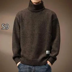 [S9]秋冬 コーデ メンズ  服 シンプル ファッション オシャレ 大人 かっこいい 大きいサイズ ストリート 紳士服 ハイエンド ヘビー 厚手 タートルネックセーター アメリカン レトロ カジュアル セーター ジャケット 
