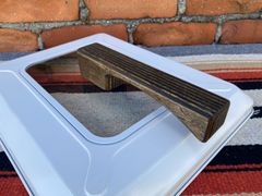 イワタニ　焼き上手さんα グリップ　取手　ハンドメイド　シナ積層合板　エボニー
