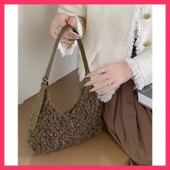 ★スタッフおすすめ★エコファーショルダーバッグ もこもこ プードルファー ボア  エコファーショルダーバッグシーズンムード高まる、プー 上品　おすすめ おしゃれ　★売れ筋★　人気 高見え　高級感