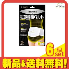 B・HOPE(ビーホープ) 磁気腰椎ベルト 1個 (LLサイズ) 6個セット まとめ売り