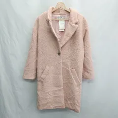 ◇ ⊇ ◎ ●未使用● Browny 長袖 チェスターコート サイズF ピンク レディース E  【1412090042027】
