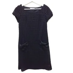 スコットクラブ SCOTCLUB ワンピース 総レース 黒 中古  新品同様