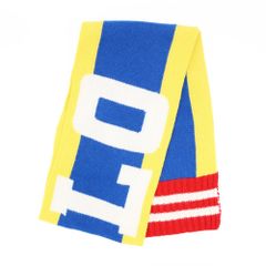 ポロ ラルフローレン ロゴ マフラー / POLO RALPH LAUREN LOGO MUFFLER [YELLOW/BLUE/RED]