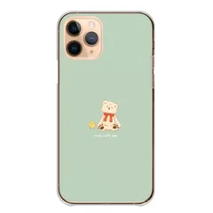 シンプルスマホ6 A201SH ケース カバー スマホケース ハードケース くまさん ひよこちゃん テディベア ヒヨコ なかよし かわいい 人気 クリア 透明 カラー01