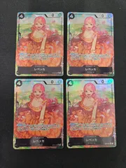 【ワンピース】レベッカ OP05-091 SR パラレル 4枚セット