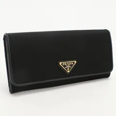 PRADA プラダ テスート トライアングル財布 1MH132 長財布ニ折小銭入付き ナイロン【中古】 レディース