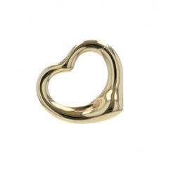 TIFFANY&Co. ティファニー K18YG イエローゴールド オープンハート ペンダントトップ エルサペレッティ 袋付【新品仕上済】【zz】【中古】