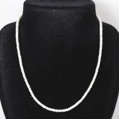 美品『USED』 K18/パール  ベビーパール ネックレス ツヤ 上品 首周りを少し華やかに