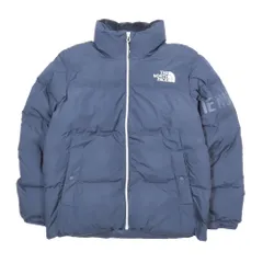 美品 THE NORTH FACE ザノースフェイス ダウンジャケット ロゴ 刺繍 ALCAN TBALL JACKET NJ3NK56K アウター 紺 S/90 メンズ 古着 中古 USED