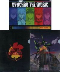 [중고] 클리어 파일 EVANGELION:2.22×TOWER RECORDS 클리어 파일 3장 세트 [에반게리온 신극장판: 파]
