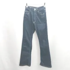 ◇ Θ PAGEBOY ページボーイ デニム フレアパンツ サイズ25S インディゴブルー レディース E  【1503050018654】