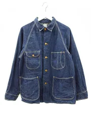 オアスロウ orslow デニムカバーオール 50s レプリカ デニムジャケット ネイビー 1のサムネイル