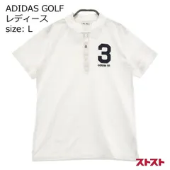 ADIDAS GOLF アディダスゴルフ 半袖ポロシャツ ホワイト系 L [240001890512]#