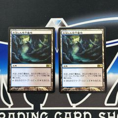 【MTG】JP《水没した地下墓地/Drowned Catacomb》[M12] 土地R　2枚