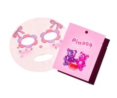 Pinaco しなこ 子供用 フェイス シートマスク おめめが花咲くとぅるりんパック 15ml × 4枚