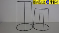 【現地引き取りのみ　リユース品】ボールプランタースタンド　2個（R7－241）