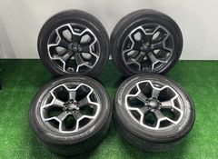 【管理番号 243-36】 スバル XV 純正 17×7J +48 PCD100-5H 225/55R17 YOKOHAMA アルファード セルシオ アテンザ フォレスター 等