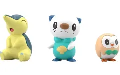 【中古】食玩 トレーディングフィギュア 1.ヒノアラシ＆ミジュマル＆モクロー 「ポケモンスケールワールド ヒスイ地方」