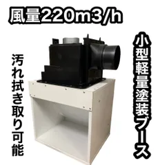 風量220m3/h エントリーモデル天井設置型塗装ブース 白色のサムネイル