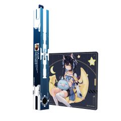 【数量限定】ゲーミングマウスパッド マウスパッド 夜よいちモデル NEXTコントローラー クロス表面 Lサイズ 450×400×4mm
