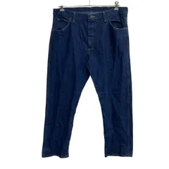 RUSTLER デニムパンツ W38 ブルー ラスラー ジップアップ ビッグサイズ メキシコ製 ジーンズ カジュアル 古着卸 アメリカ仕入 2506-808