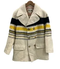ヴィンテージ vintage 50's~60’s 50~60年代 Mac-Mor of canada Blanket Coat ブランケットコート ライン ウッドボタン 38 ジャケット ベージュ 101MT-4765