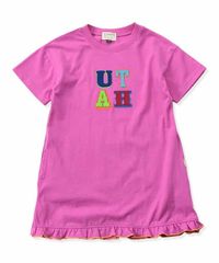 ロゴデザインワンピース　F.O.KIDS R217025　パープル