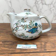 【九谷焼】ポット 急須 かわせみ 陶器 360ml Kutani Ware Teapot Kingfisher Pottery