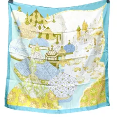 極美品✨サルヴァトーレフェラガモ シルク イタリア 花柄 大判スカーフ ストール フェラガモ スカーフ Salvatore Ferragamo シルク100% 正方形