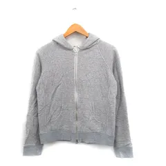 ユナイテッドアローズ UNITED ARROWS ジップアップ パーカー フード コットン シンプル 40 グレー 灰 /KT34のサムネイル
