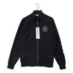 未使用品 メンズ アンパスィ and per se フルジップアウター M ネイビー 紺 2024年 ダブルジップ