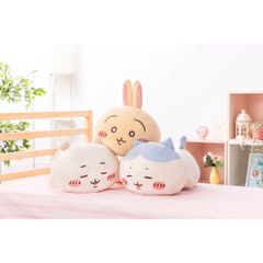 ちいかわ マシュマロみたいな寝そべり抱きぬいぐるみ 3種セット - メルカリ