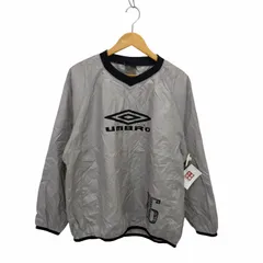 アンブロ UMBRO 00s 銀タグ 細ダイヤ Windup Piste Y2K 両面ロゴ Vネック プルオーバー メンズ  S-Mのサムネイル