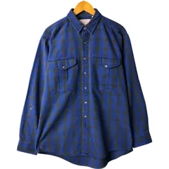 古着 ~80年代 フィルソン FILSON 長袖 ヘビーネルチェックシャツ USA製 メンズL相当 ヴィンテージ/eaa545644のサムネイル