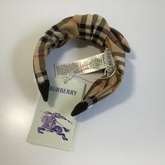 未使用BURBERRY バーバリーキッズ ヴィンテージチェック カチューシャ