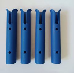 【新品】ロッドホルダー　ブルー　4本セット