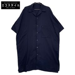Y's ワイズ 23AW ﾈｲﾋﾞｰ COTTON THIN TWILL FRONT POCKET SHIRT DRESS 2