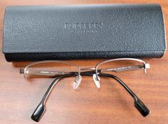 【正規品】バーバリー BURBERRY メガネフレーム BE1342TD 1012 ハーフリム 52□17 145　オシャレアイテム