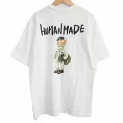 HUMAN MADE トラプリント Tシャツ 半袖 HUMAN MADE】ヒューマンメイド Tシャツ トラ ロゴ 半袖 WT/BK