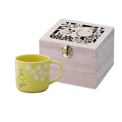 【特価商品】結婚祝い ギフト 食器 プレゼント 母の日 北欧 日本製 グッズ (木箱入) 食洗機対応 電子レンジ 約350ml ムーミン MM951-11H マグカップ フローリット (ムーミン) MOOMIN 山加商店