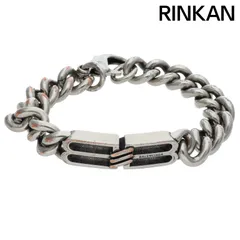 バレンシアガ シルバーチェーンブレスレット B Chain スリムブレスレット で シルバー | Balenciaga JP