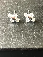 即購入OK! ピアス メンズ シルバー クロス 未使用 即日発送 匿名配送OK