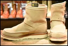 【7.5E 美品 黒タグ】Chippewa チペワ 1901M09 ハイランダー Highlander ショートエンジニア ビブラム4014 ラフアウト ブーツ HOPESMORE【FH329】
