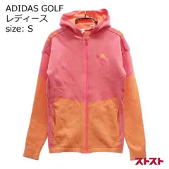 ADIDAS GOLF アディダスゴルフ 2020年モデル ニットジップパーカー ジャケット オレンジ系 S [240001814359]