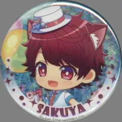 【中古】バッジ・ピンズ 佐久間咲也 「A3!(エースリー) in ナンジャタウン A MARINE BANQUET キラキラ缶バッジコレクション(春組・夏組)」